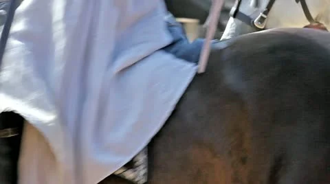 2 medieval rider Stock Footage 10881937