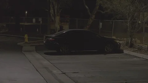 2 Men Break Into Car Stock Footage 117987619