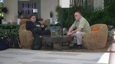 2 men conversation Stock Footage 62570609