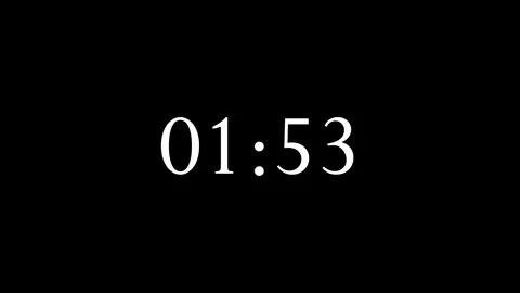 2 minute countdown timer .2 minute stopwatch , analog neon clock icon animated Stock Footage 312623380