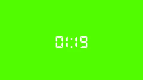 2  minute countdown timer .2 minute stopwatch , analog neon clock icon anim.. Stock Footage 316872011