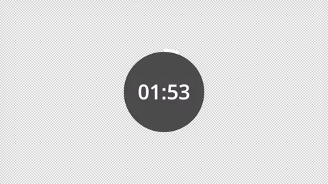 2 minutes circle countdown timer animati... | Stock Video | Pond5