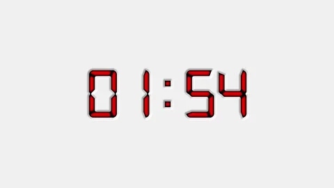 2 minutes countdown timer on white background. Time counter symbol and coun.. Stock Footage 315077975