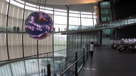 2 National Museum Of Emerging Science And Innovation Or Miraikan Video stock 344113627