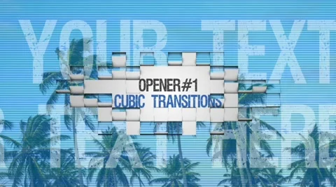 2 Openers with Cubic Transitions Stock After Effects
