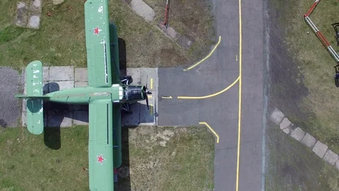 AN-2 Preparing for the Flight Stock Footage 95760356