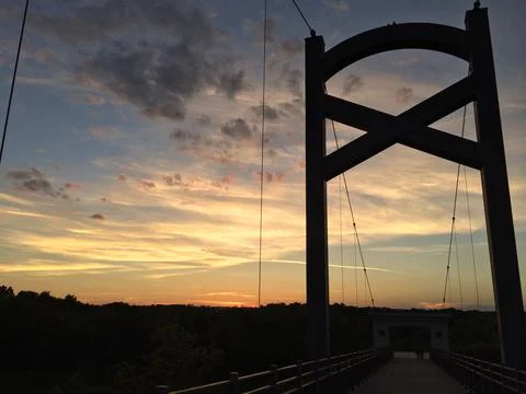 2 Rivers Bridge #1 Stock Photos