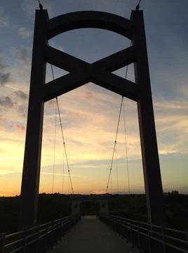 2 Rivers Bridge #2 Stock Photos