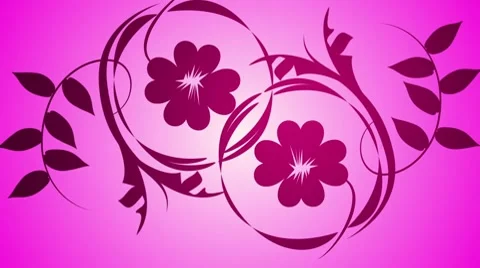 2 set of flower evoluton background Video stock 8955173