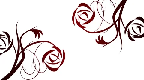 2 set of flower evoluton background Video stock 8955295