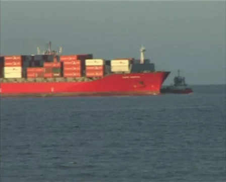 2 ships in time lapse 스톡 동영상 134210