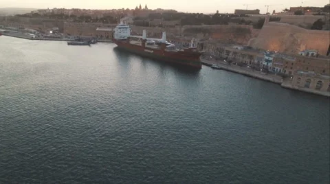 2 Shots - Aerial Shots over Valletta (Malta) Stock Footage 61258571