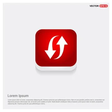 2 side arrow Icon Illustrazione stock