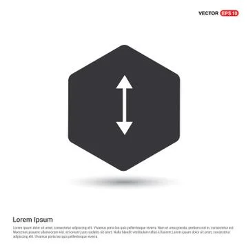 2 side arrow Icon Illustrazione stock