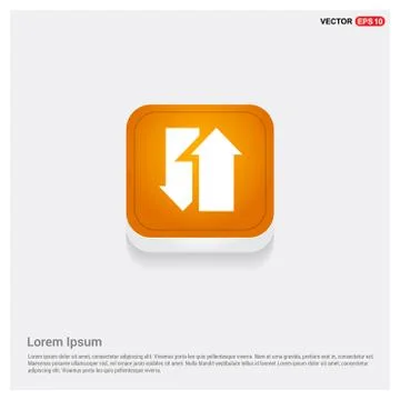 2 Side Arrow Icon Illustrazione stock