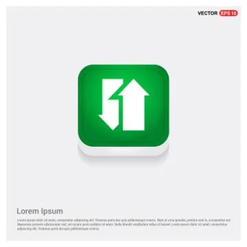 2 Side Arrow Icon Illustrazione stock