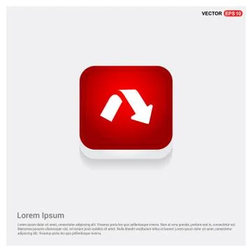 2 side arrow Icon Illustrazione stock