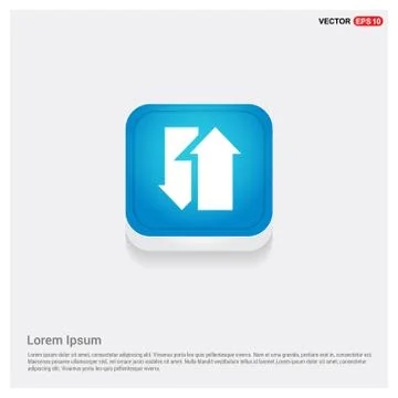 2 Side Arrow Icon Illustrazione stock