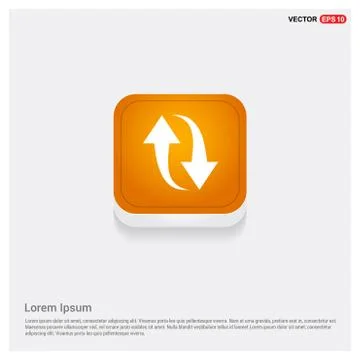 2 side arrow Icon Illustrazione stock