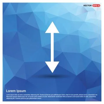 2 side arrow Icon Illustrazione stock