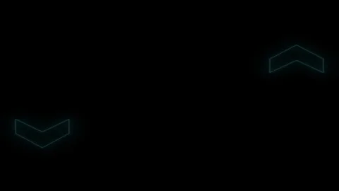 2 SIDES ARROWS REFLECTED Video stock 266115076