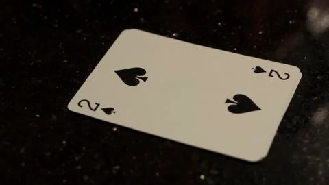 2 of Spades Fotos de archivo