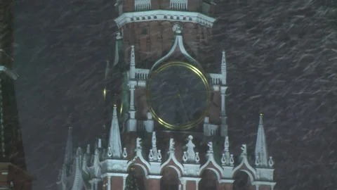 2 Spasskaya Tower Stock Footage 101662211