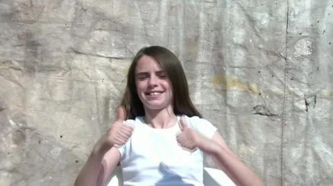 2 Thumbs Up Approval Stock Footage 12570698