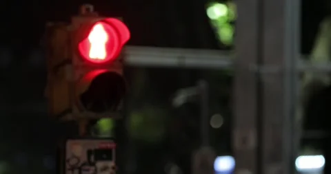 2 traffic lights in the frame 1 Stock Footage 332573582