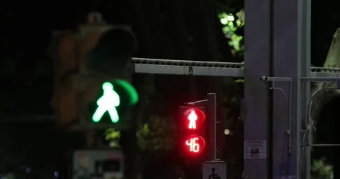 2 traffic lights in the frame 3 Stock Footage 332573590