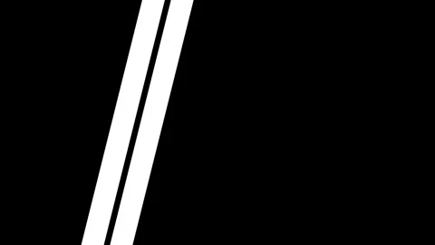 2 white line animation Stock Footage 242486356