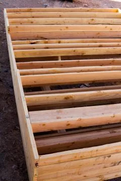 2 x6 constuction framing panels Stock Photos