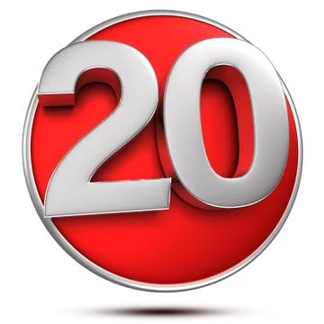 20 3d. Stock Illustration