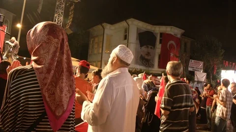 20 - COUP ATTEMPT IN TURKEY - 15 JULY 2016 Stock Footage 81677888