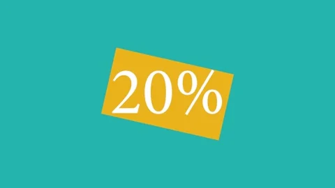 20 % Off Discount offer Vídeo Stock 142876329
