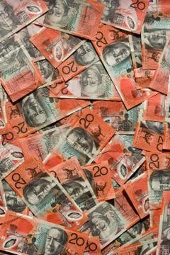 20 dollar bills Stock Photos