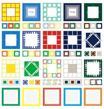 20 frames Stock Illustration