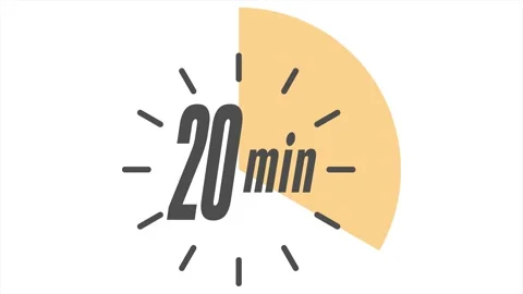 20 minutes Stockbeeldmateriaal 308033057