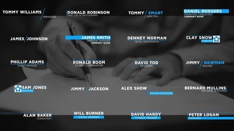 20 Modern Lower Thirds Stock After Effects