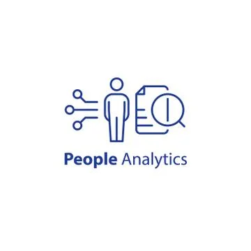 20 People analytics 1 Illustrazione stock