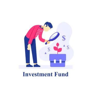 20 people invest 5 Illustrazione stock
