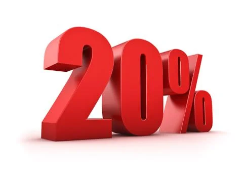 20 percent Stock Illustration