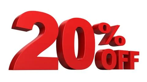 20 Percent off Stock Illustration