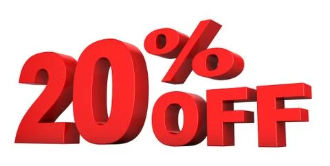 20 Percent off Stock Illustration
