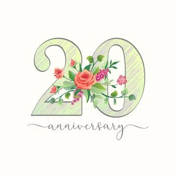 20 roses Stock Illustration