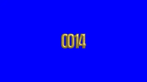 20 second landscape HD video with blue background with 4 digit countdown Stock Footage 284431500