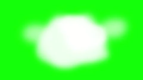 20 seconds Loop slow realistic cloud design on green screen Stock Footage 151278070