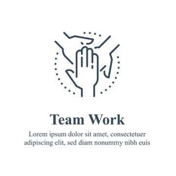 20 team work Stock Illustration