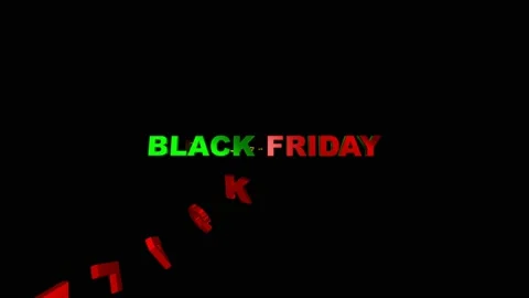 20 Text Animation with Graphics Black Friday Stock-Footage 130848222