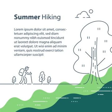 20 Trekking 6 Illustrazione stock